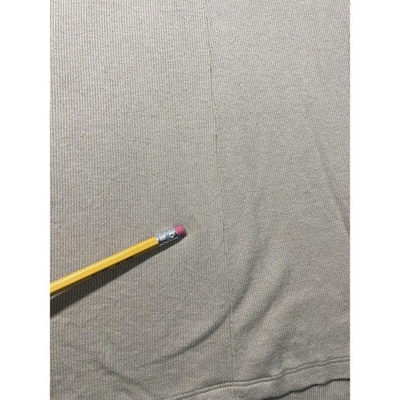 Soft Surroundings Short Sleeve Top Womens PM PETITE  Ribbed V-Neck Stretch Slit - Picture 4 of 9